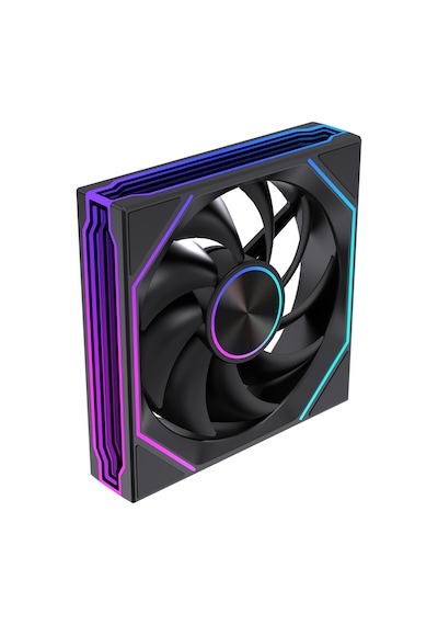 Ng-120 Pro Argb Pwm 4 Yön Aynalı Forward Düz Yüksek Performans Kasa Fanı Siyah