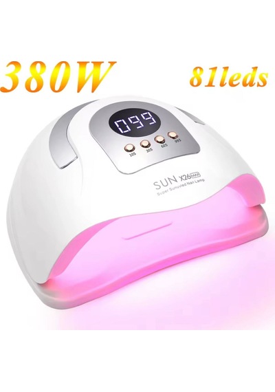 Sun X26 Max 380 Watt 81 Led Kalıcı Oje Jel Tırnak Kurutucu Uv Led Lamba