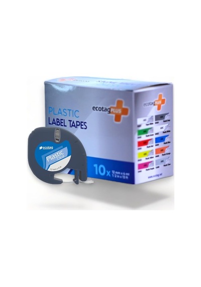 Dymo Letratag Etiket Muadili 12 Mm X 4 Mt Şeffaf 10 Lu Paket Diğer