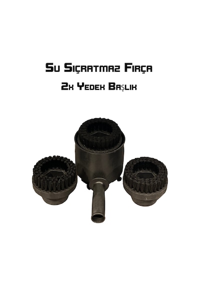 Yeni Nesil Su Sıçratmayan Fırça Seti Koltuk Yıkama Temizleme Fırçası