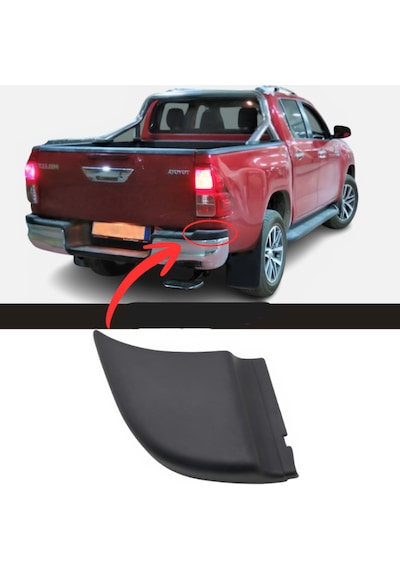 Toyota Hilux Arka Tampon Plastik Kapak Sağ 1 Adet -
