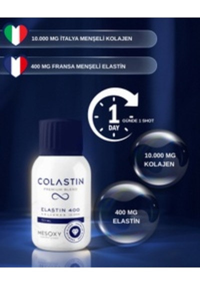 Colastin 10 Bin Mg Kolajen & 400 Mg Elastin 50 Ml X 14 Shot