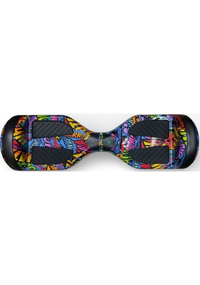 Elektrikli Kaykay Hoverboard Bluetooth Hoparlörlü RS-S5 Bang Bang Grafiti