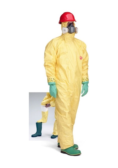 Dupont Tychem® 2000 C Kimyasal Tulum (L) Beden