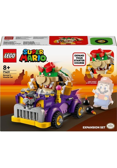 LEGO® Super Mario™ Bowser’ın Büyük Arabası Ek Macera Seti 71431 8+ Yaratıcı Oyuncak Yapım Seti - 458 Parça