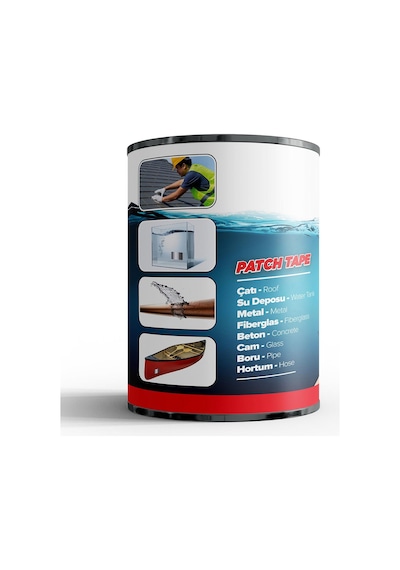 Boss Tape Suya Dayanıklı Depo Boru Hortum Yama Bandı 72Cmx1,2Mt