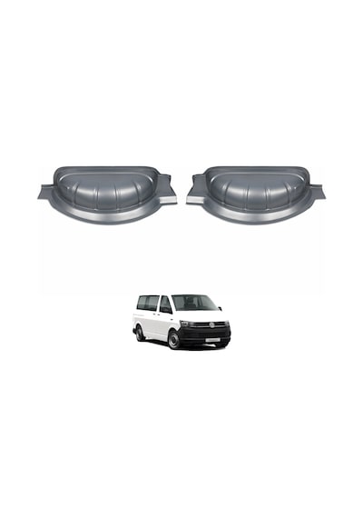Vw Transporter T6 Kasa İçi Davlumbaz Kaplama - Uzun Şase 2 Parça 2015-2023