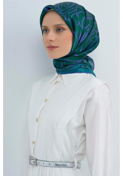 Armine Saf İpek Sura Eşarp 9511d 83 Çok Renkli