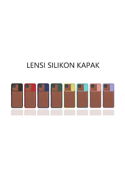 Noktaks - Xiaomi Uyumlu Xiaomi Redmi 9c - Kılıf Slayt Sürgülü Arkası Buzlu Lensi Kapak - Koyu Yeşil