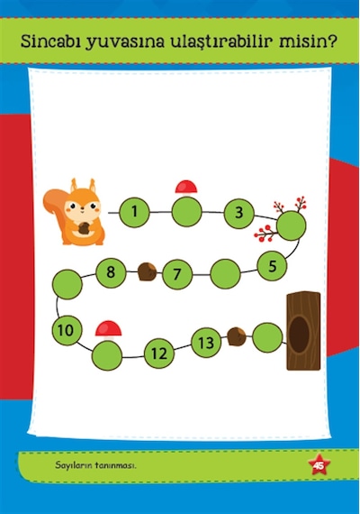 Aktivitelerle Matematik 4 Yaş Erkek
