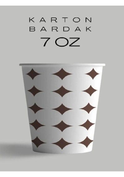Karton Bardak 3000 Adet 7 Oz Mse Ticaret 7oz-3000li-karton Bardak 3000 Adet
