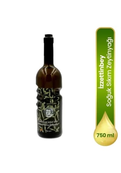 İzzettinbey Soğuk Sıkım Zeytinyağı 750 ML