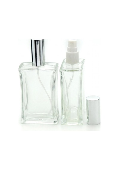 Boş Parfüm Şişesi 100 Ml 10 Adet Tekrar Tekrar Dolum Yapılabilir Metal Kapak Plastik Valf İçbükey Boş Şişe