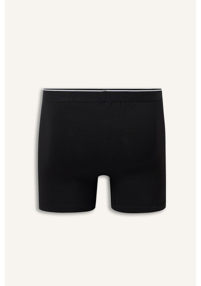 Defacto Regular Fit Ekose Desenli Beli Lastikli 3lü Boxer I2275ax26aubk81 Siyah-bk81