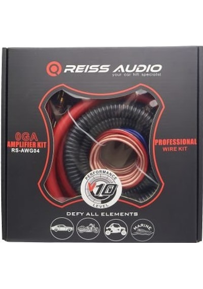 Reiss Audio Rs-awg04 Oto Anfi Kablo Seti 0ga Kablo Kiti