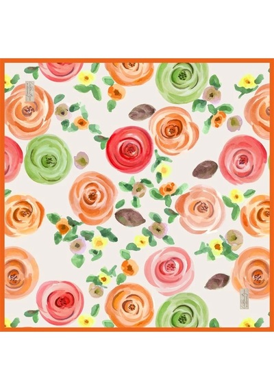 La Boutique 2435-02 Sura İpek 90x90 Karışık
