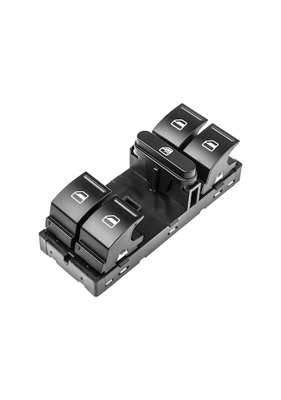 Volkswagen Polo 6r 2010-2013 Uyumlu Ön Sol Kapı Dörtlü Cam Açma Düğmesi Siyah 1k4959857
