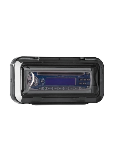 Univ.Case Cover F/ Radio/Cd Curved Smoked Transparent
