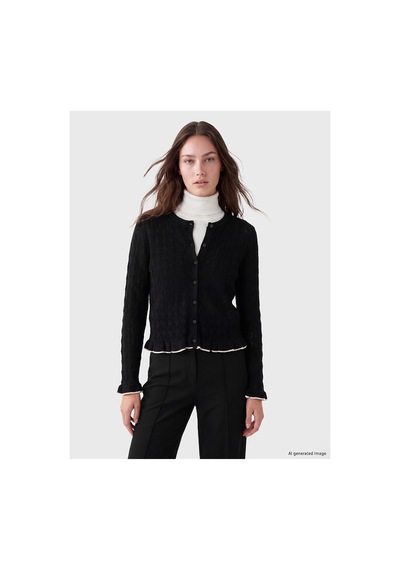 LC Waikiki Alıta Cıty Farkıyla Lcw Modest Siyah Triko Ajurlu Kısa Kadın Hırka Siyah - 931517648 Siyah LC Waikiki Alıta Cıty Farkıyla Lcw Modest Siyah Triko Ajurlu Kısa Kadın Hırka Siyah - 931517648 Siyah