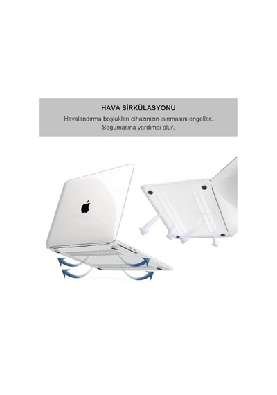 Klasse Macbook Pro 16.2 İnç 2021-2023 M1-m2-m3-m4 Çip İle Uyumlu Şeffaf Dayanıklı Koruyucu Kılıf, Ultra İnce Kab Diğer