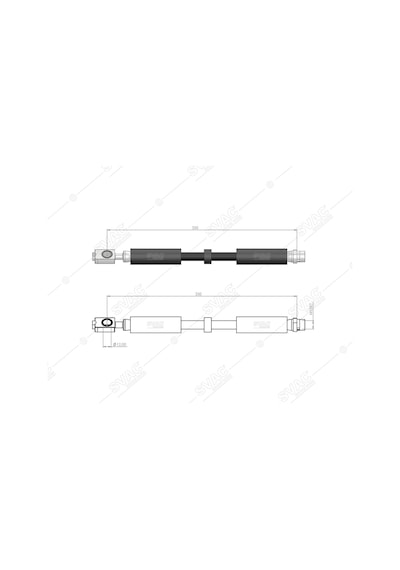 SVAC 10-194 Fren Hortumu Arka Audi Allroad 2.5 2.7 4.2 2000-2005