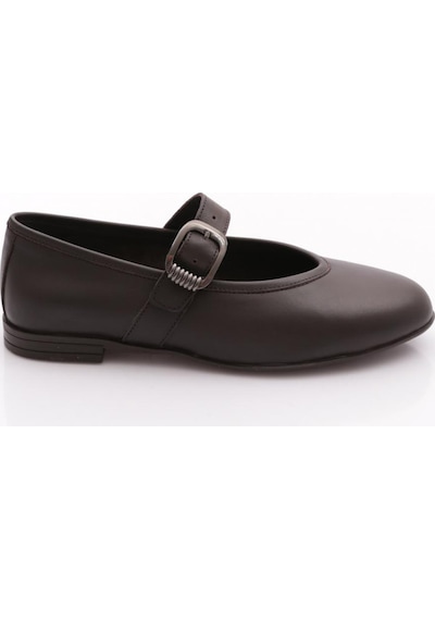 Dgn 25023 Kadın Loafer Ayakkabı Kahve Napa