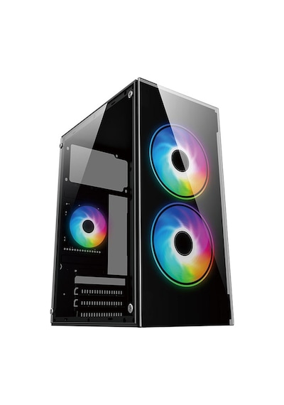 Iromx Btx-b350g 350w 2x12 Cm Rgb Fan Atx 1xusb2.0/1xusb3.0 Siyah Mını Gamıng Kasa