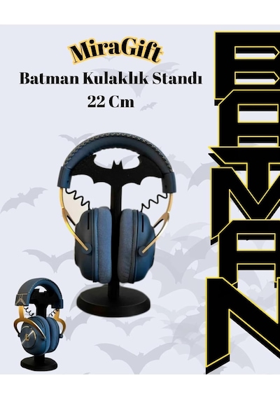 Gamer Kulaklık Standı -dekoratif Kulaklık Tutucu Siyah 22 Cm