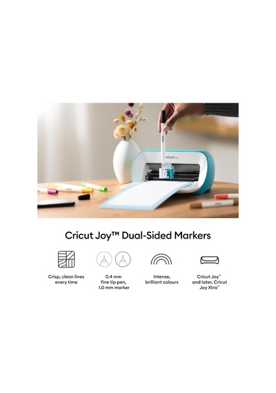 Cricut 2011825 Joy Çift Uçlu 0.4 Mm-1.0mm Marker Ultimate 20'li Diğer