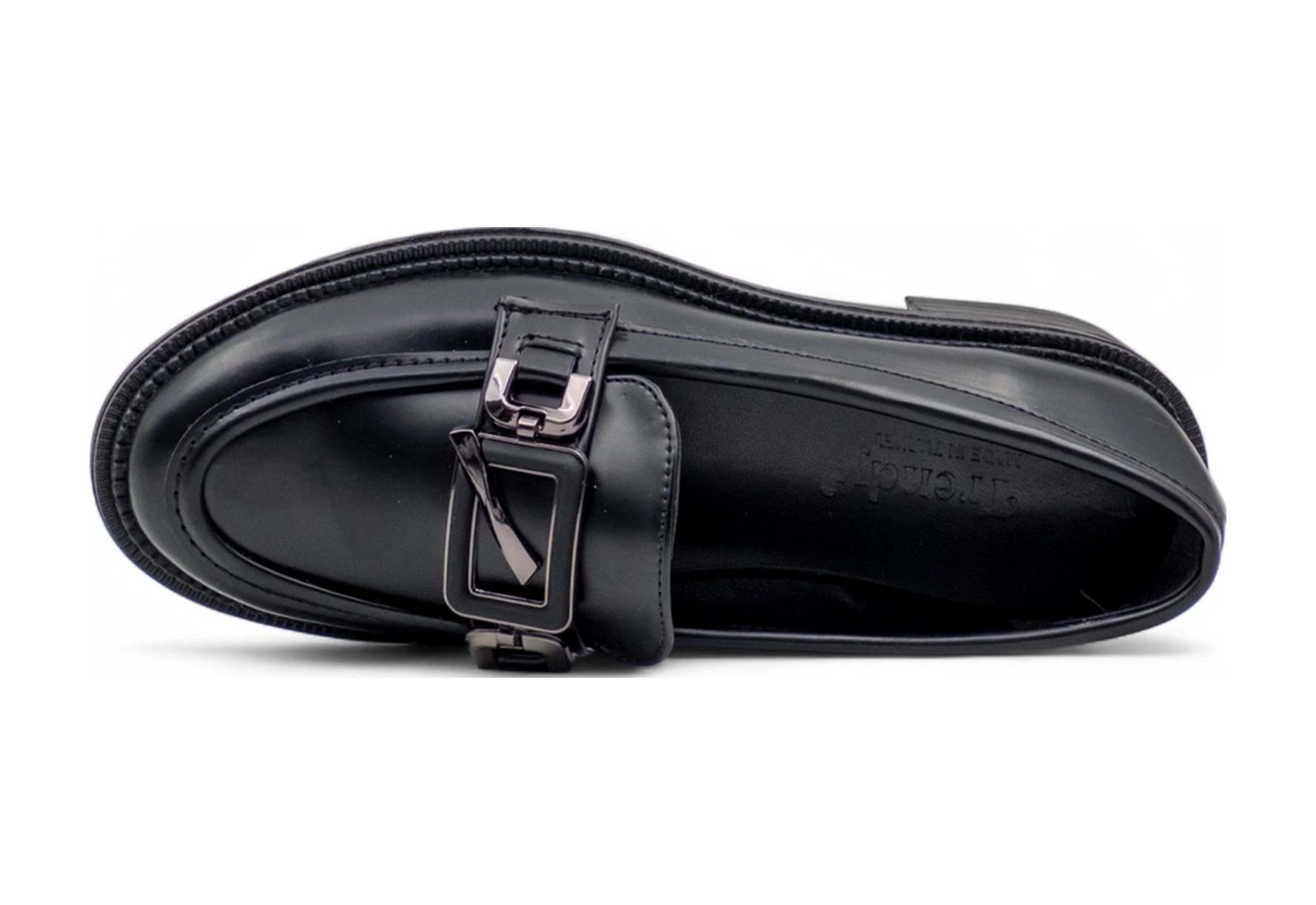 Trendy 0705 Toka Detaylı Kadın Loafer Siyah