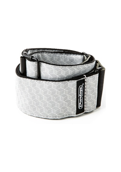 Jim Dunlop D6712 Jacquard Cube Hatch Light Grey Gitar Askısı