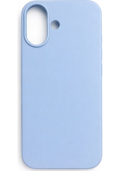 Apple Uyumlu iPhone 17 Kılıf Renkli Lansman İçi Kadife Yumuşak Kamera Yükseltili Silikon Baby Mavi