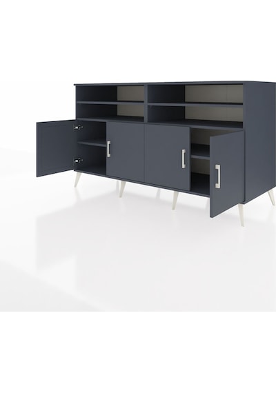 Kronos Konsol 6 Raflı 4 Kapaklı 176x59x99 Antrasit-antrasit/çam Antrasit-antrasit/çam Kronos Konsol 6 Raflı 4 Kapaklı 176x59x99 Antrasit-antrasit/çam Antrasit-antrasit/çam