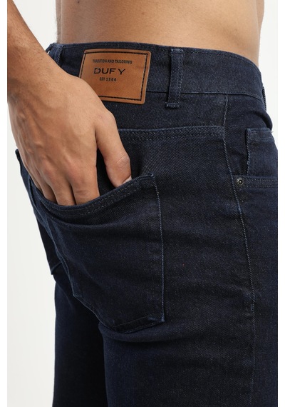 Erkek Regular Fit Lacivert Jean-19064