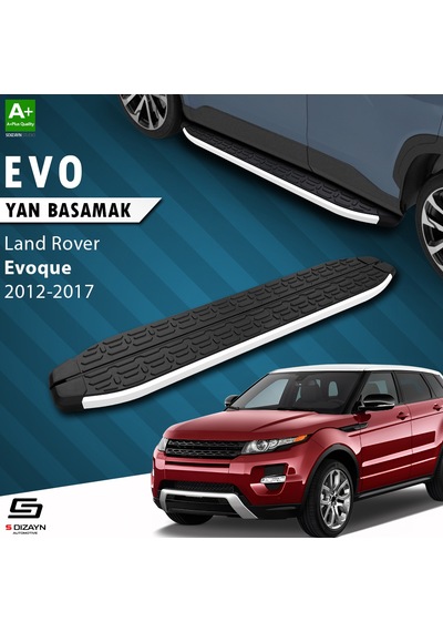 S-dizayn Land Rover Range Rover Evoque Evo Aluminyum Yan Basamak 173 Cm 2012-2017