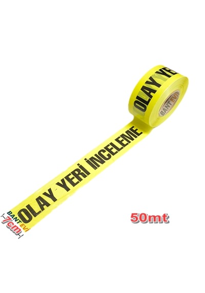 Olay Yeri İnceleme Bandı 50mt Olay Yeri İkaz Şeridi (Yapışkansız)