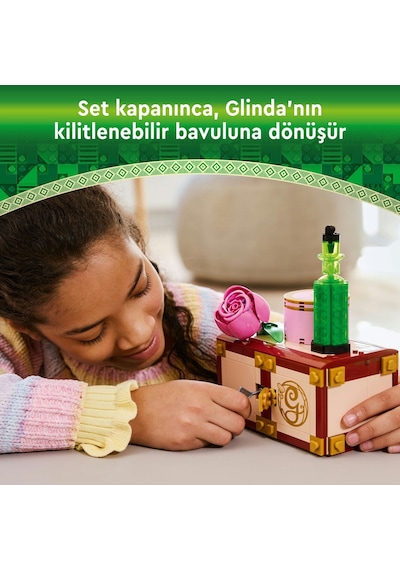 LEGO® Wicked Glinda ve Elphaba’nın Yurdu 75683 - 8 Yaş ve Üzeri Çocuklar için 2 Mini Bebek İçeren Fantastik Oyuncak Yapım Seti (740 Parça)