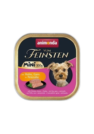 Animonda Von Feinsten Tavuk Ve Kaz Etli Mini Irk Yetişkin Köpek Konservesi 100 Gr