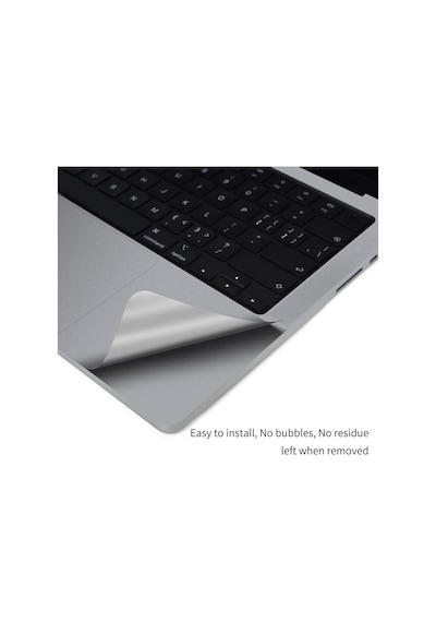 Codegen 16" Apple Uyumlu MacBook Air M1 A2485 Space Gray Trackpad Koruyucu Sticker Etiket