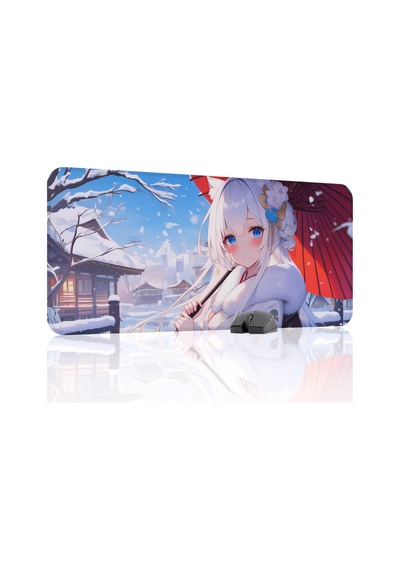 Azur Lane Kaymaz Dikişli Kauçuk Oyuncu Mousepad V3 - 90x40 Xxl Gaming Mouse Pad Fare Altlığı
