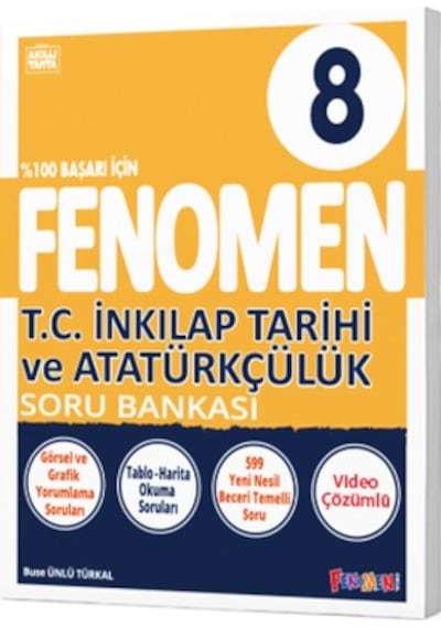 Fenomen 8 İnkılap Tarihi Ve Atatürkçülük Soru Bankası