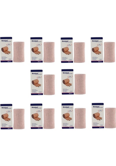 Betalast Süper Elastik Bandaj 10cm x 3,5m (Gerildiğinde) 10 Adet