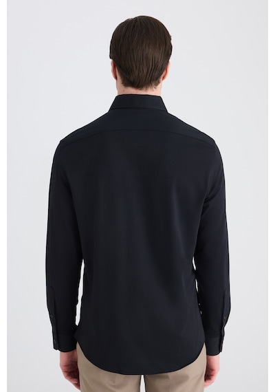 D'S Damat Ds Damat Comfort Siyah Örme Gömlek 5hc02td02265m Çok Renkli