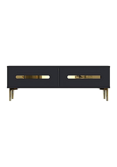 Tsa1220ag - Ranytv120 Tv Stand, Tv Sehpası Antrasit-gold 120cm Antrasit - Gold Tsa1220ag - Ranytv120 Tv Stand, Tv Sehpası Antrasit-gold 120cm Antrasit - Gold