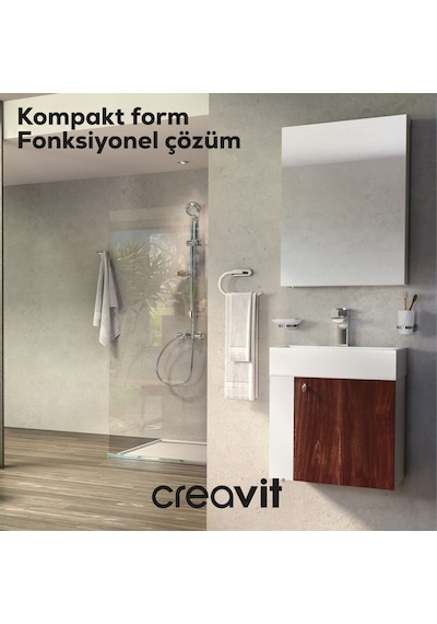 Creavit Font Lavabo Dolabı 50 Cm Beyaz-bakır Mat Beyaz Creavit Font Lavabo Dolabı 50 Cm Beyaz-bakır Mat Beyaz