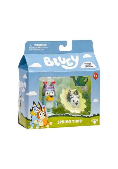 Bluey 2'li Figür Aksesuarlı Set - Bahar Temalı