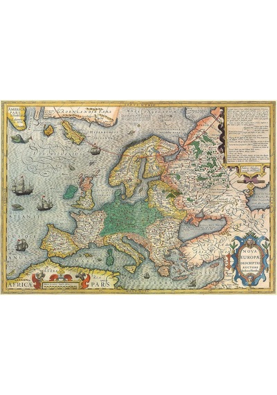 Educa 1000 Parçalı Avrupa Haritası Karton Puzzle/yapboz - Map Of Europe - 19624