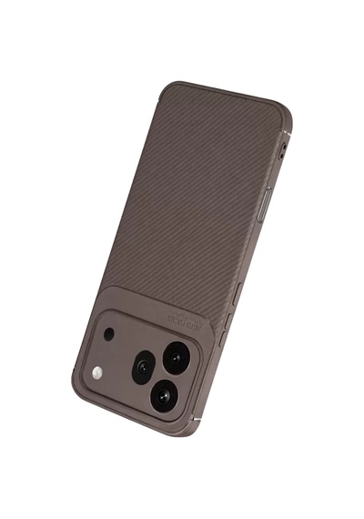 Huawei Honor 600 Pro Auto Focus Karbon Kapak - Gri Standart