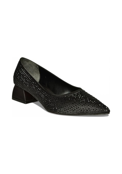 Fox Shoes Y820071804 Siyah Kumaş Taş Detaylı Kalın Topuklu Abiye Ayakkabı Siyah Fox Shoes Y820071804 Siyah Kumaş Taş Detaylı Kalın Topuklu Abiye Ayakkabı Siyah