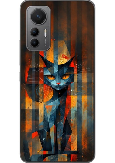 Xiaomi Mi 12 Lite Uyumlu Şeffaf Kılıf Aesthetic 2 Tasarımlı